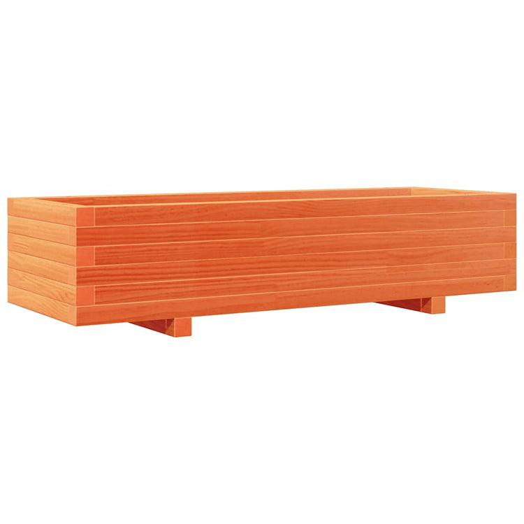 VIDAXL -Planungsbox 110x40x26,5 cm Festkiefer Wäsche Braun