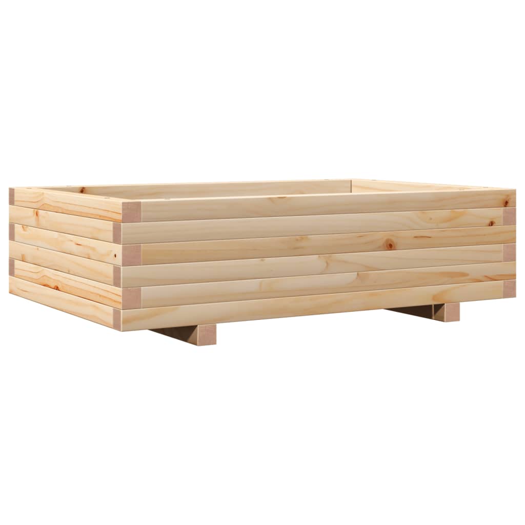 VIDAXL -Planungsbox 90x60x26,5 cm Festkiefer