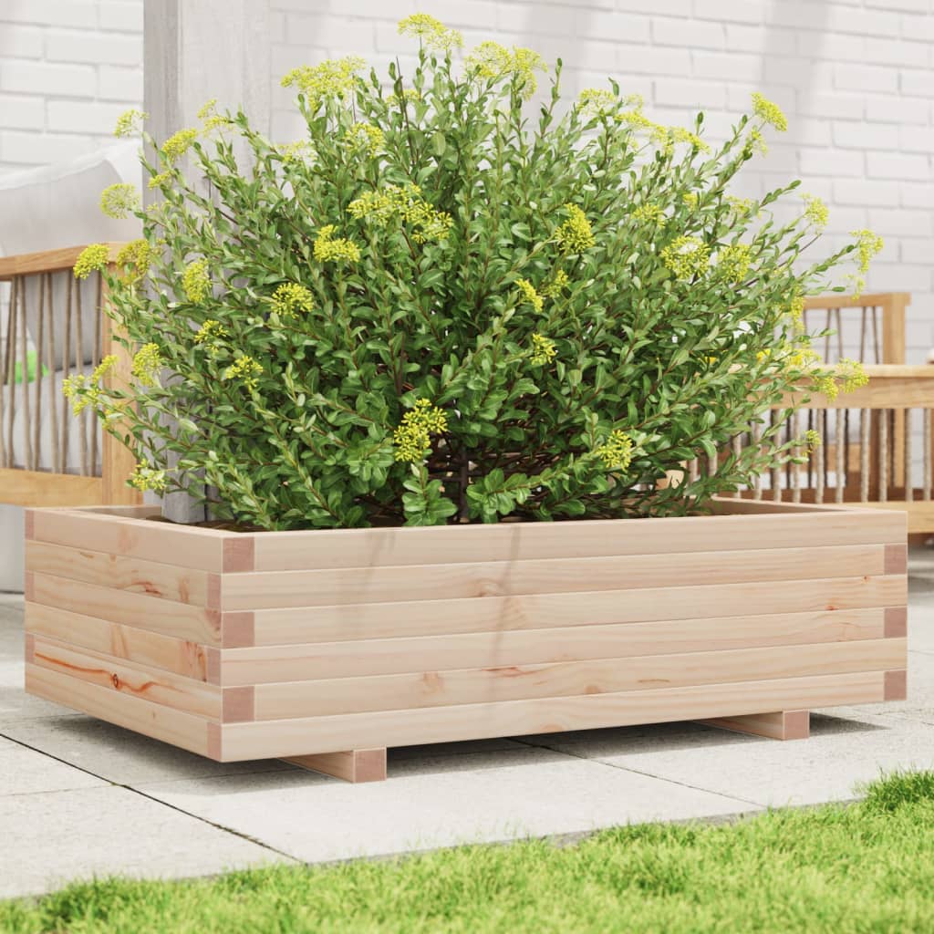 VIDAXL -Planungsbox 90x60x26,5 cm Festkiefer