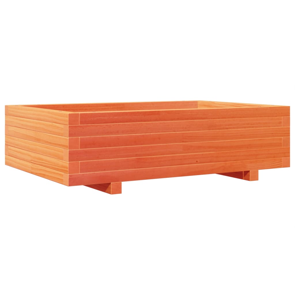 VIDAXL -Planungsbox 90x60x26,5 cm Festkiefer Wäsche Braun