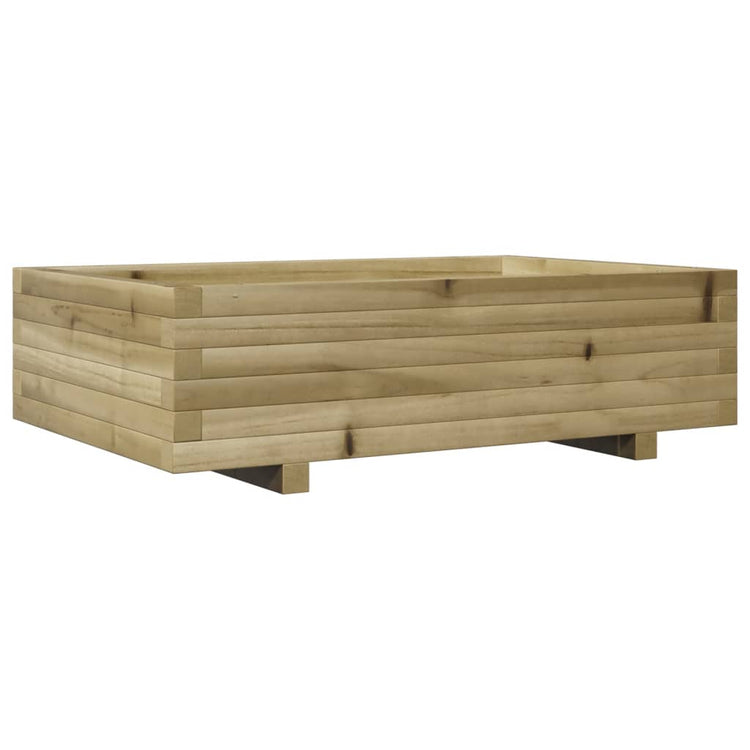 VIDAXL -Planungsbox 90x60x26,5 cm imprägniertes Kiefernholz
