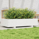 VIDAXL -Planungsbox 110x60x26,5 cm Festkiefer weiß