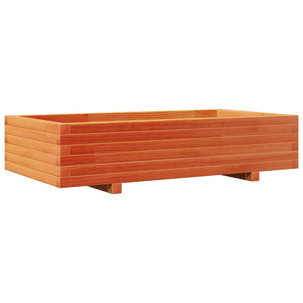 VIDAXL -Planungsbox 110x60x26,5 cm Festkiefer Wäsche Braun