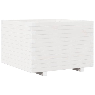 VIDAXL -Planungsbox 70x70x49.5 cm Festkiefer weiß