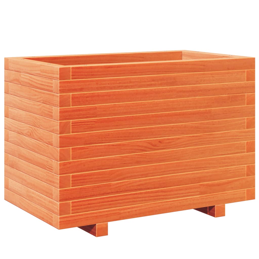 VIDAXL -Planungsbox 70x40x49.5 cm Festkiefer Wäsche braun