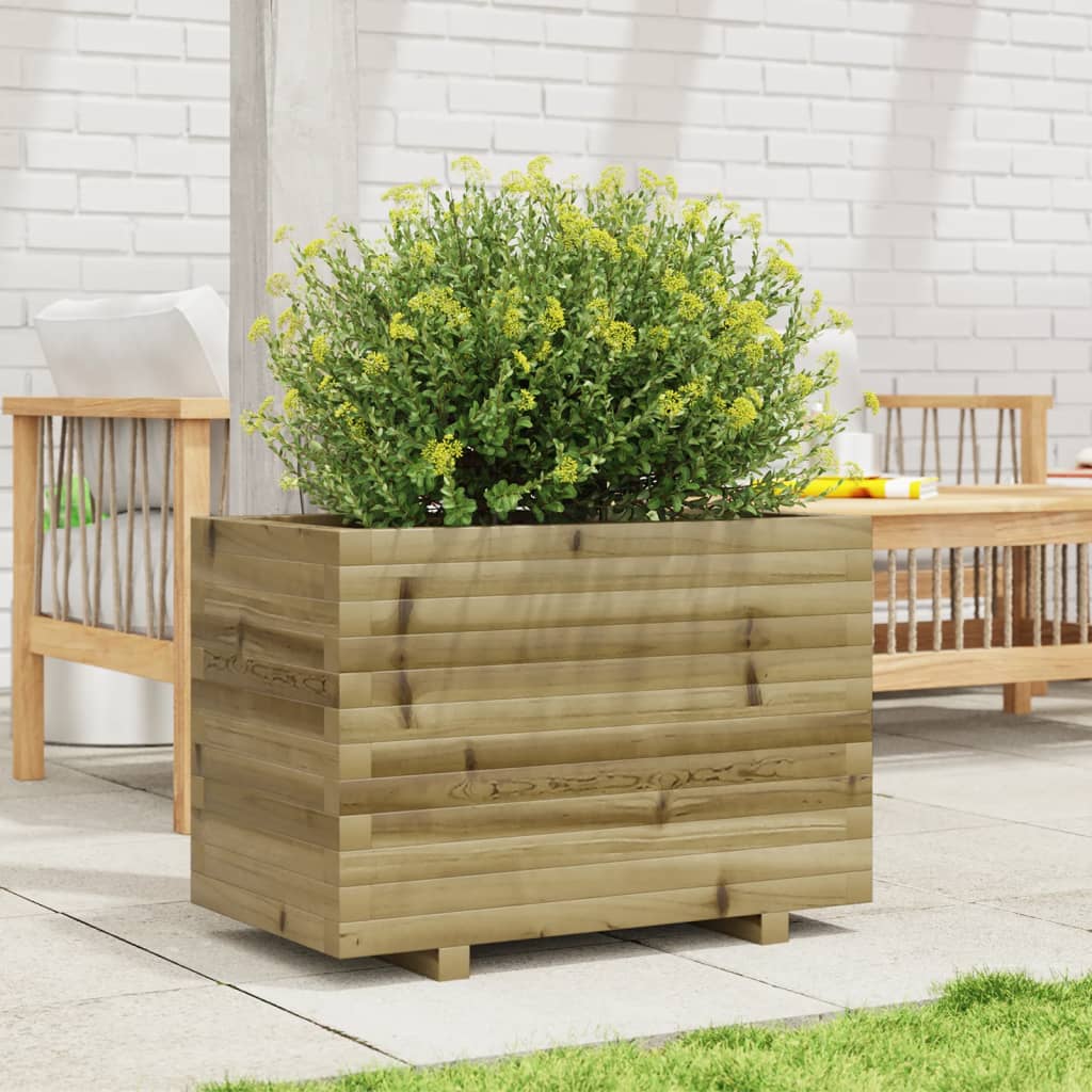 VIDAXL -Pflanzer Big 70x40x49.5 cm imprägniertes Kiefernholz