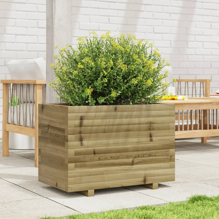 VIDAXL -Pflanzer Big 70x40x49.5 cm imprägniertes Kiefernholz