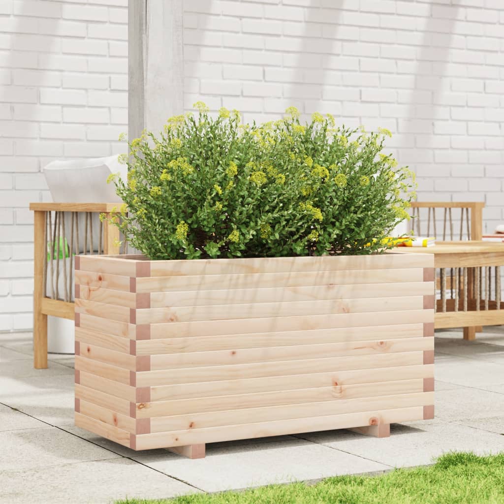VIDAXL -Planungsbox 90x40x49.5 cm Festkiefer