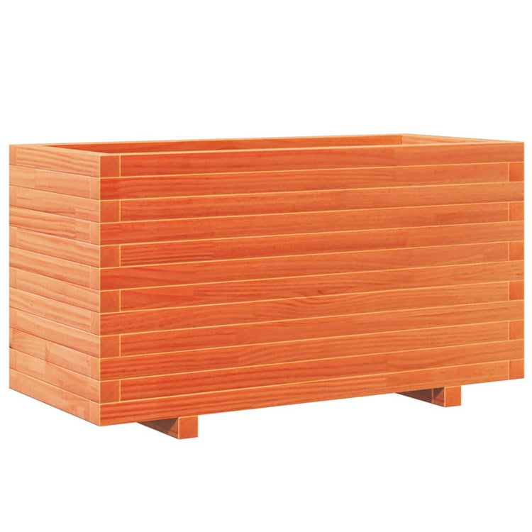 VIDAXL -Planungsbox 90x40x49.5 cm Festkiefer Wäsche braun