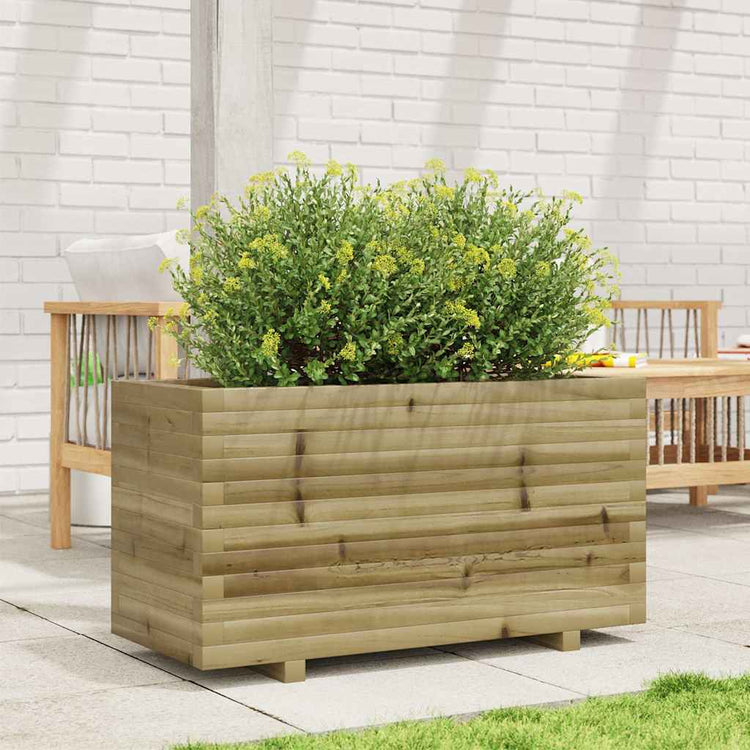 VIDAXL -Planungsbox 90x40x49.5 cm imprägniertes Kiefernholz