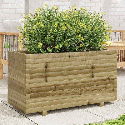 VIDAXL -Planungsbox 90x40x49.5 cm imprägniertes Kiefernholz