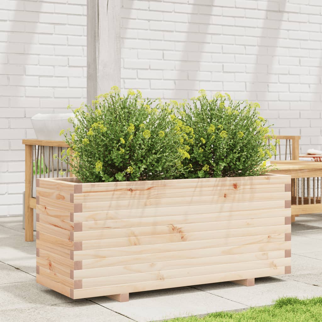 VIDAXL -Planungsbox 110x40x49.5 cm Festkiefer