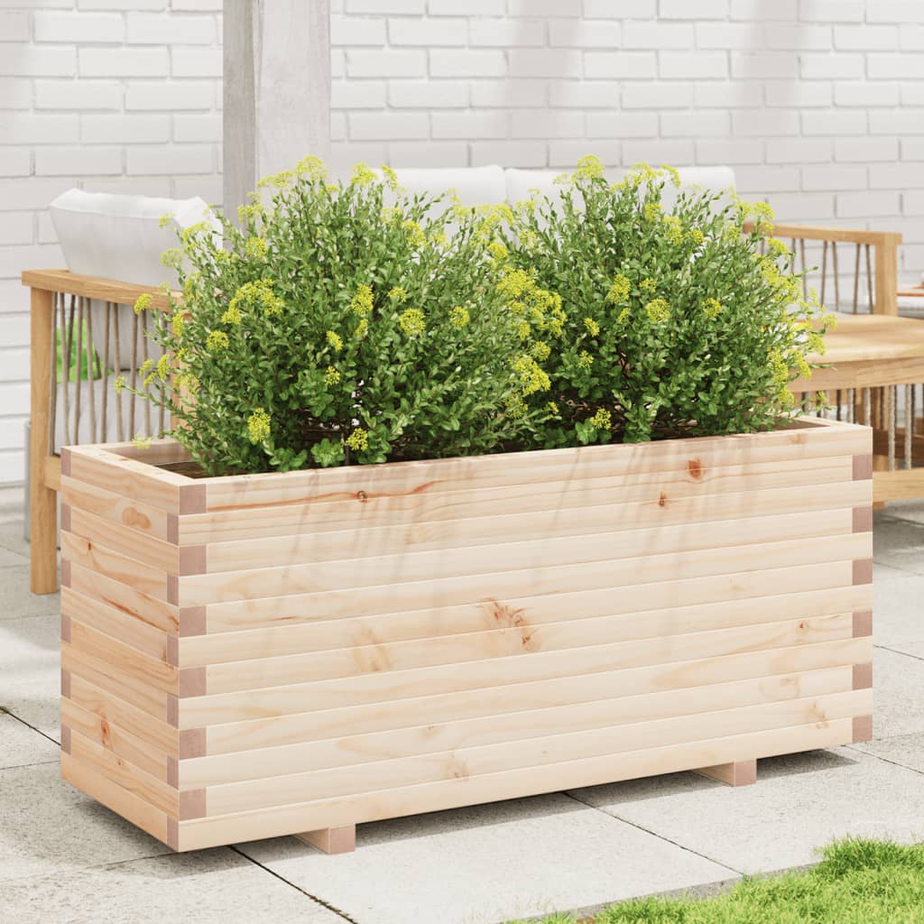 VIDAXL -Planungsbox 110x40x49.5 cm Festkiefer