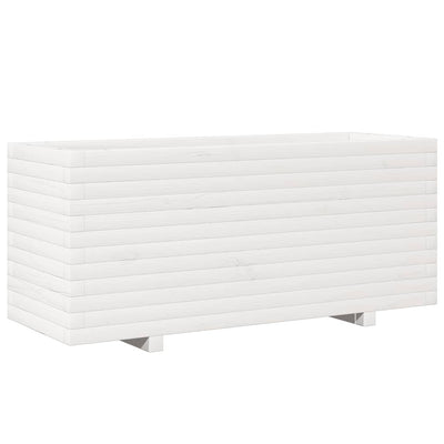 VIDAXL -Planungsbox 110x40x49.5 cm Festkiefer weiß