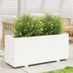 VIDAXL -Planungsbox 110x40x49.5 cm Festkiefer weiß