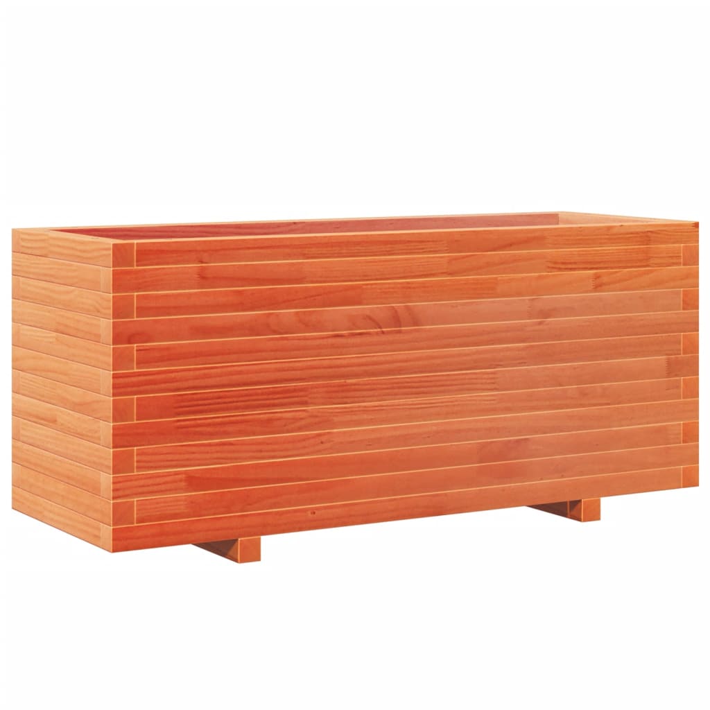 VIDAXL -Planungsbox 110x40x49.5 cm Festkiefer Wäsche braun