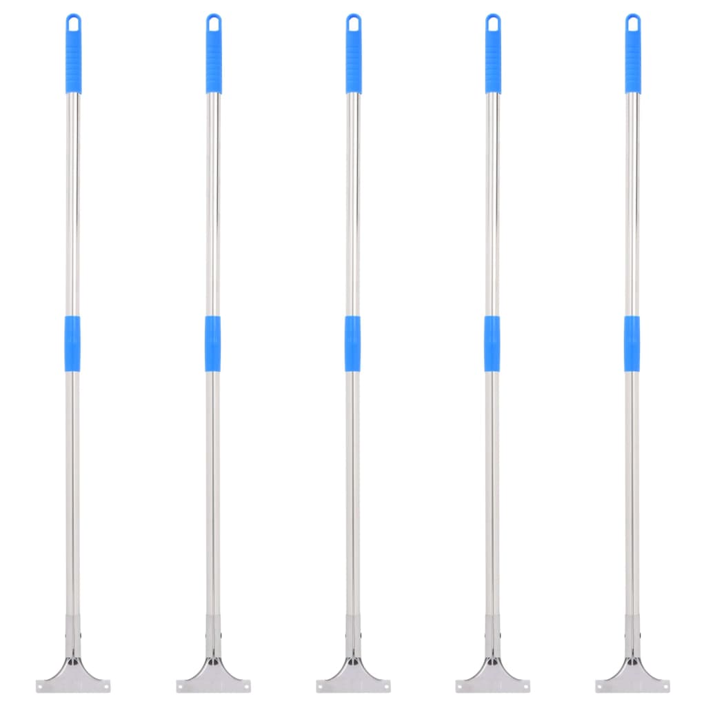 Vidaxl Bodenwischer Griffe 5 ST 119,5 cm Stahl und Kunststoff