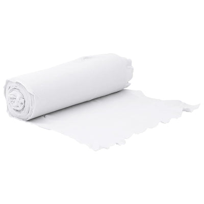 Vidaxl Geotextilmembran 1x10 m Polyesterfaser weiß