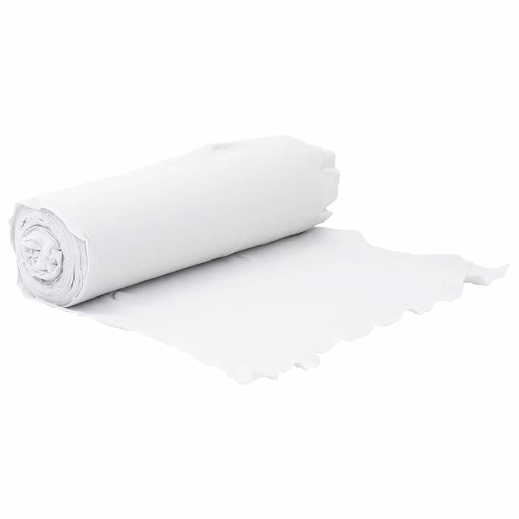 Vidaxl Geotextilmembran 1x50 m Polyesterfaser weiß