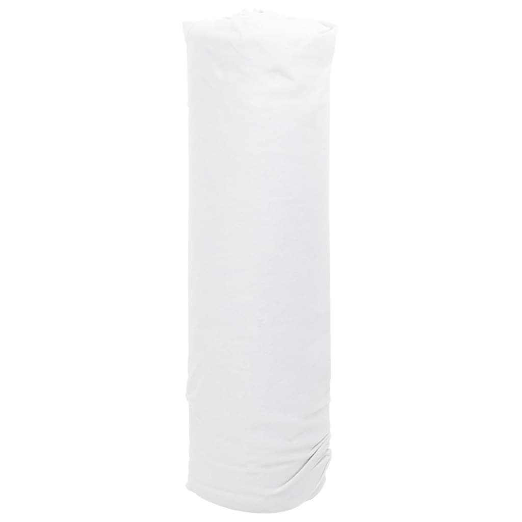 Vidaxl Geotextilmembran 1x50 m Polyesterfaser weiß