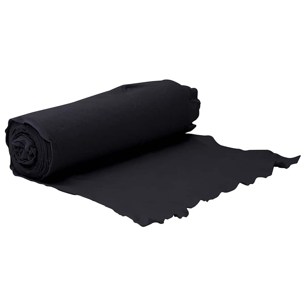 Vidaxl Geotextilmembran 1x50 m Polyesterfaser schwarz