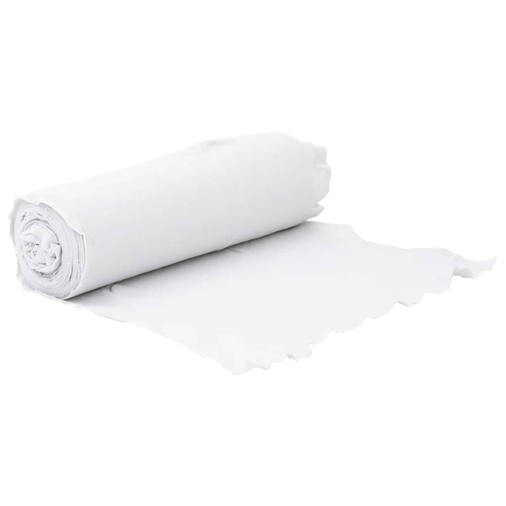 Vidaxl Geotextilmembran 1x10 m Polyesterfaser weiß