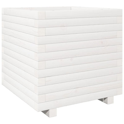 VIDAXL -Planungsbox 50x50x49.5 cm Festkiefer weiß