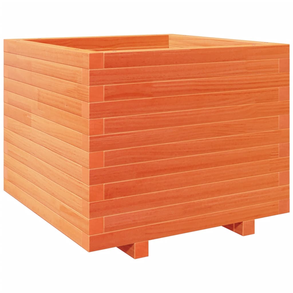 VIDAXL -Planungsbox 60x60x49.5 cm Festkiefer Wäsche braun