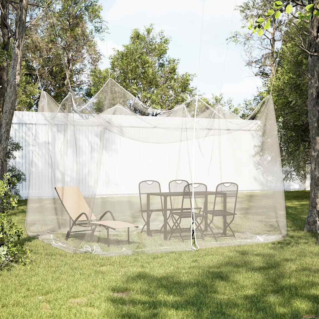 Vidaxl Moskitonetz für innerhalb und außerhalb von 156 mesh 300x300x250 cm Weiß