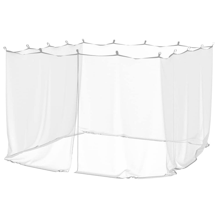 Vidaxl Moskitonetz für innerhalb und außerhalb von 156 mesh 300x300x200 cm Weiß