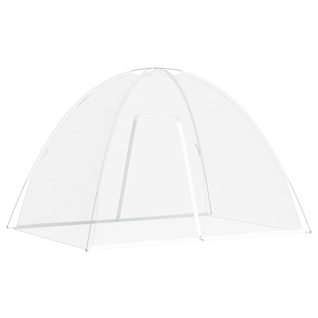 VIDAXL -Mückennetz mit Türen Mongolien 220 mesh 200x150x140 cm Weiß