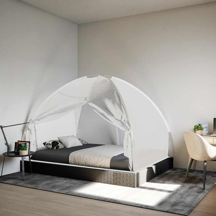 VIDAXL -Mückennetz mit Türen Mongolien 220 mesh 200x150x140 cm Weiß