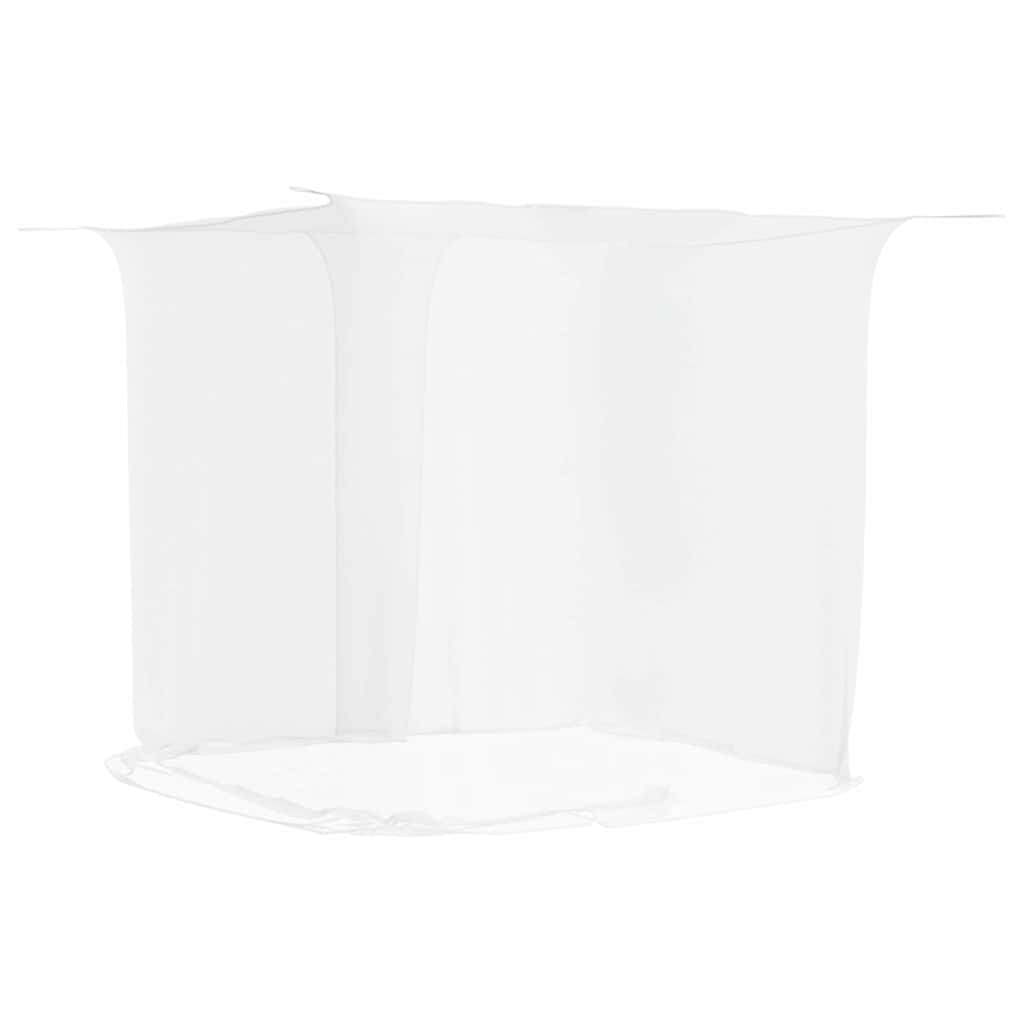 Vidaxl Hanging Mosquiton Net 156 Mesh 220x100x150 cm Weiß