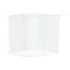 Vidaxl Hanging Mosquiton Net 156 Mesh 220x120x150 cm Weiß