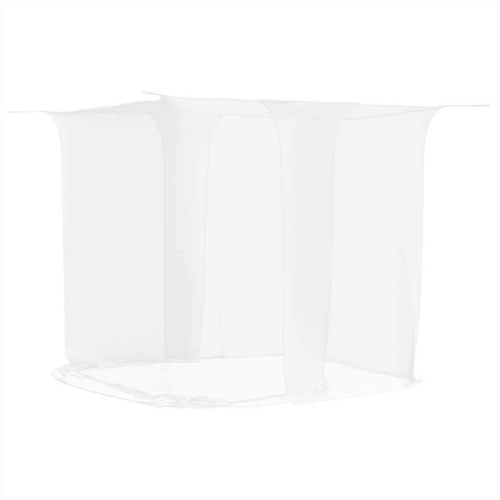 Vidaxl Hanging Mosquiton Net 156 Mesh 220x180x180 cm Weiß