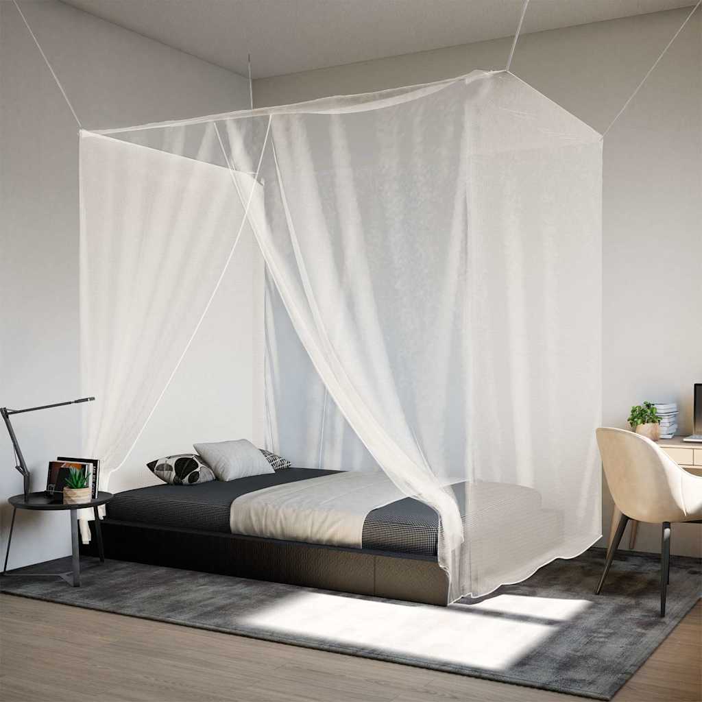 Vidaxl Hanging Mosquiton Net 156 Mesh 220x180x180 cm Weiß