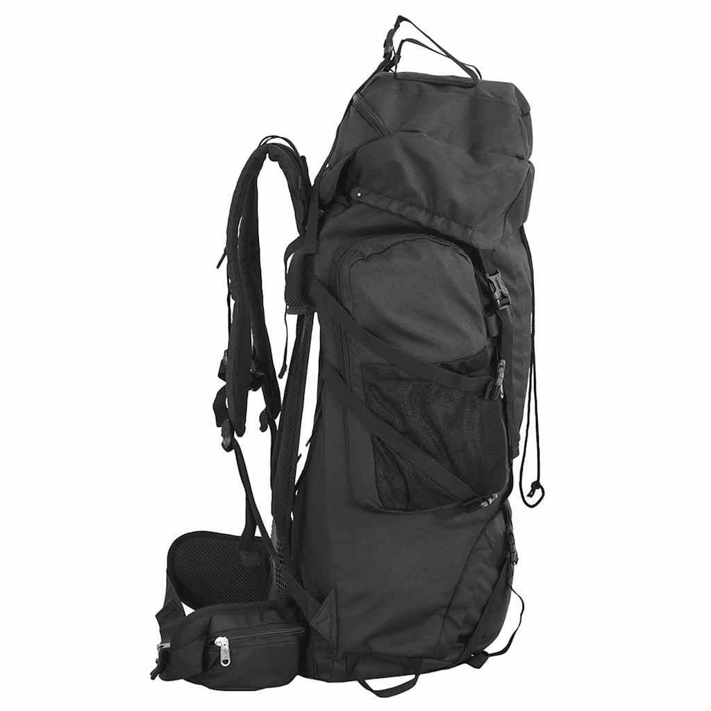 Vidaxl Walking Rucksack 60 l Oxford Stoff schwarz