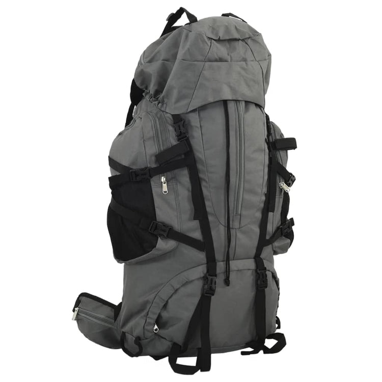 Vidaxl Walking Rucksack 60 l Oxford Stoff grau