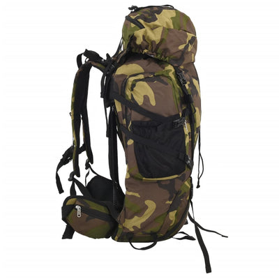 Vidaxl Walking Rucksack 60 l Tarnung Oxford Fabric Green