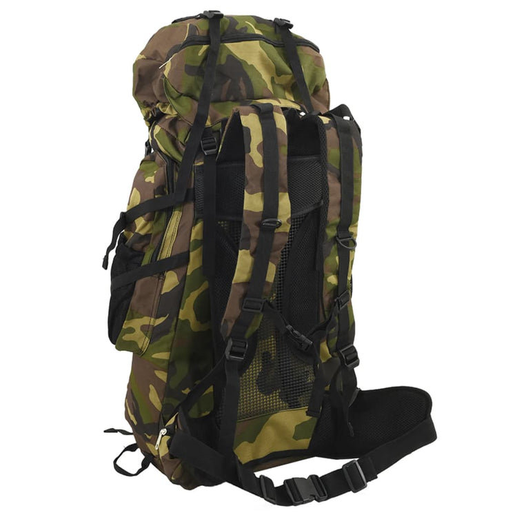 Vidaxl Walking Rucksack 60 l Tarnung Oxford Fabric Green