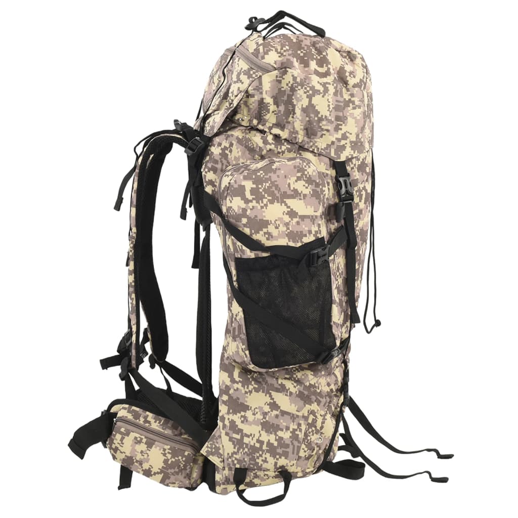 Vidaxl Walking Rucksack 60 l Tarn Oxford Fabric Camelbruin