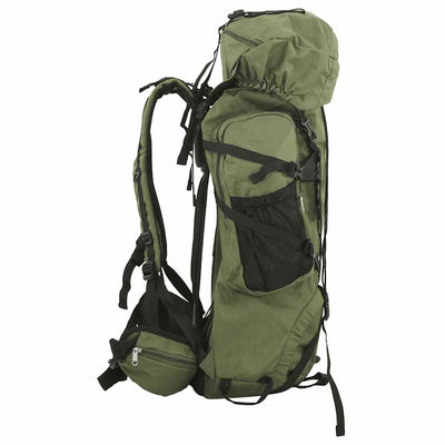 Vidaxl Walking Rucksack 60 l Oxford Fabric Army Green