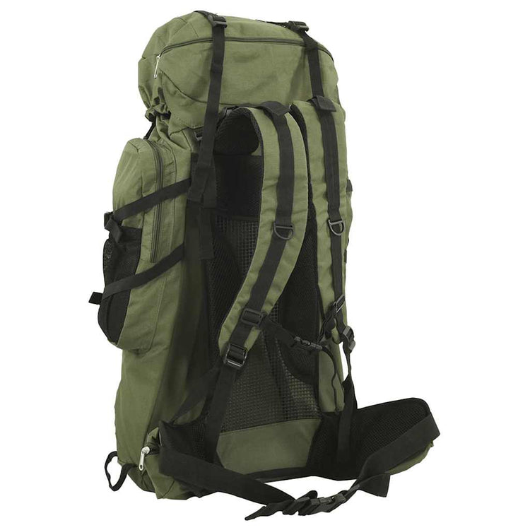 Vidaxl Walking Rucksack 60 l Oxford Fabric Army Green