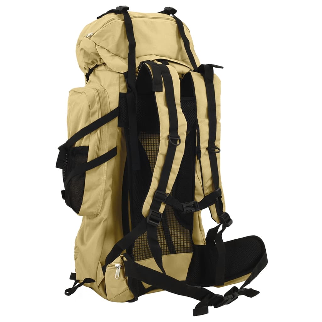 Vidaxl Walking Rucksack 60 l Oxford Stoff Kakikentig