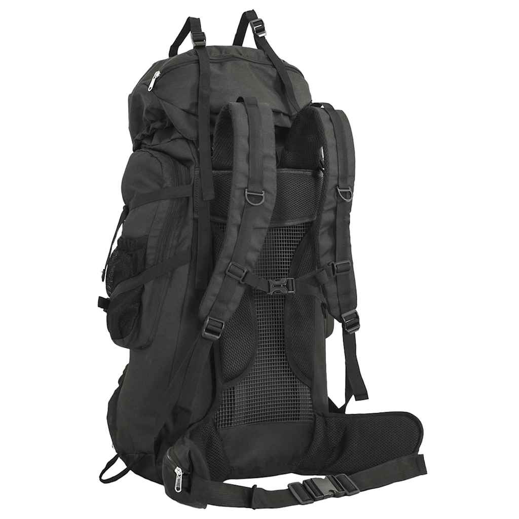 Vidaxl Walking Rucksack 80 l Oxford Stoff schwarz