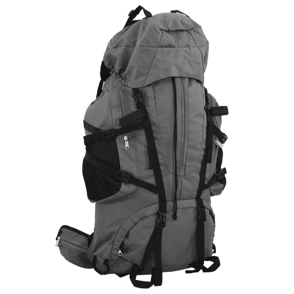 Vidaxl Walking Rucksack 80 l Oxford Stoff grau