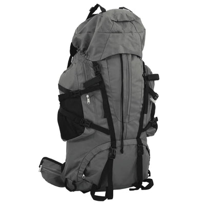 Vidaxl Walking Rucksack 80 l Oxford Stoff grau