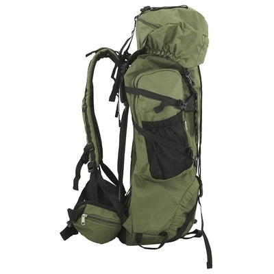Vidaxl Walking Rucksack 80 l Oxford Fabric Army Green