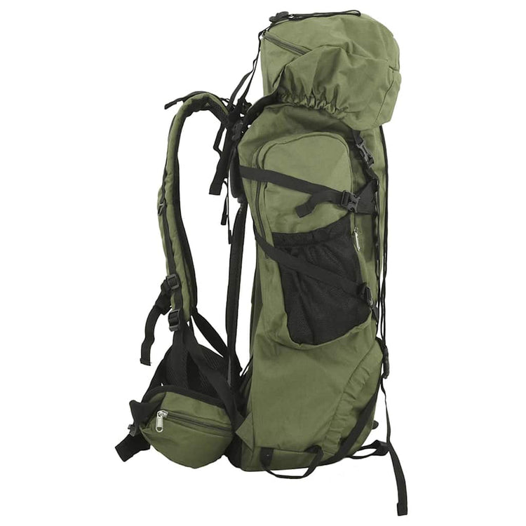 Vidaxl Walking Rucksack 80 l Oxford Fabric Army Green