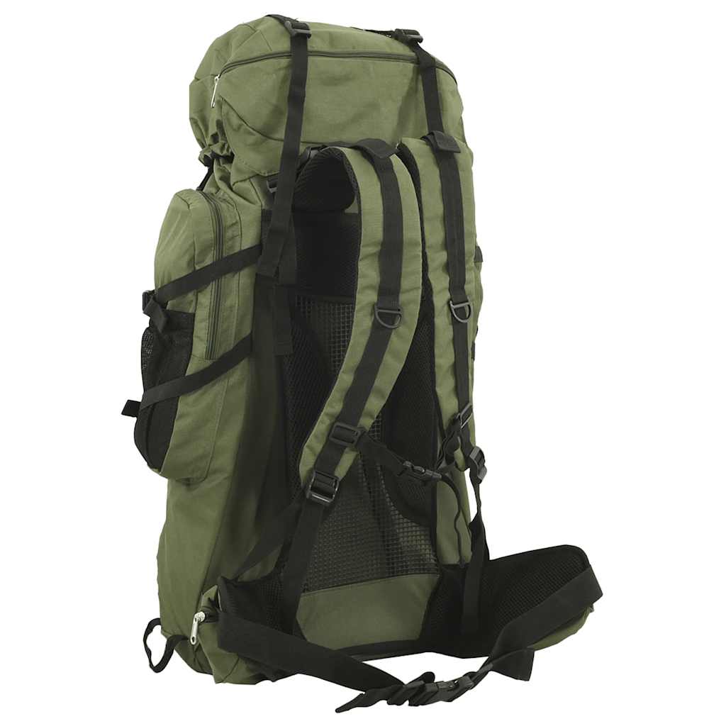 Vidaxl Walking Rucksack 80 l Oxford Fabric Army Green